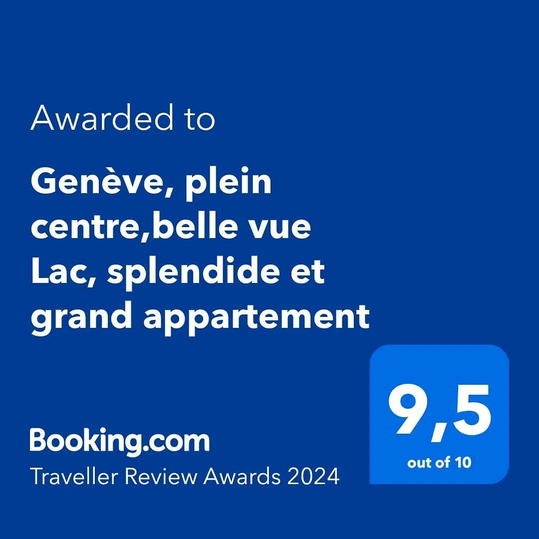 Lägenhet Geneve, Plein Centre,Belle Vue Lac, Splendide Et Grand Appartement